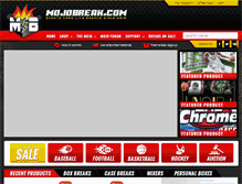 Tablet Screenshot of mojobreak.com